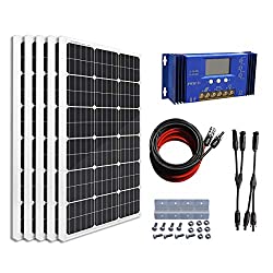 ECO-WORTHY Panel solar de 10, 20, 30, 50 watts para cargar baterías de 12  voltios.