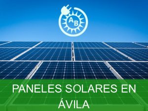 paneles solares en avila 2942