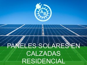 paneles solares en calzadas residencial 2484