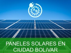 paneles solares en ciudad bolivar 3068