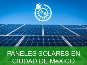 paneles solares en ciudad de mexico 2090