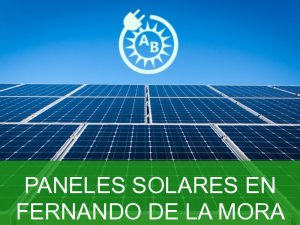 paneles solares en fernando de la mora 2966