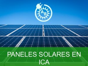 paneles solares en ica 3010