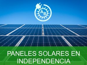 paneles solares en independencia 2836