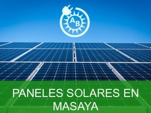 paneles solares en masaya 2590