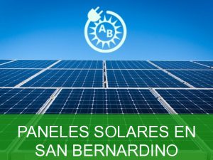 paneles solares en san bernardino 3230