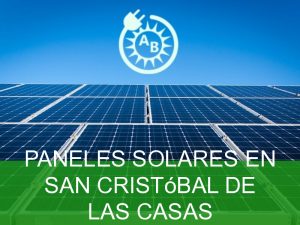 paneles solares en san cristobal de las casas 2248