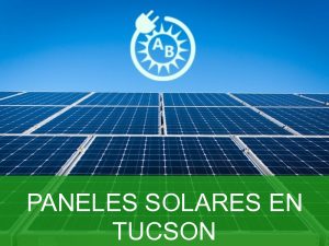 paneles solares en tucson 3290
